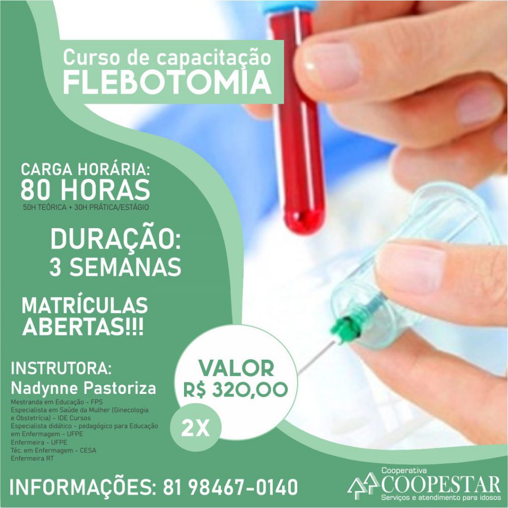 Curso Capacita O Em Flebotomia Coopestar