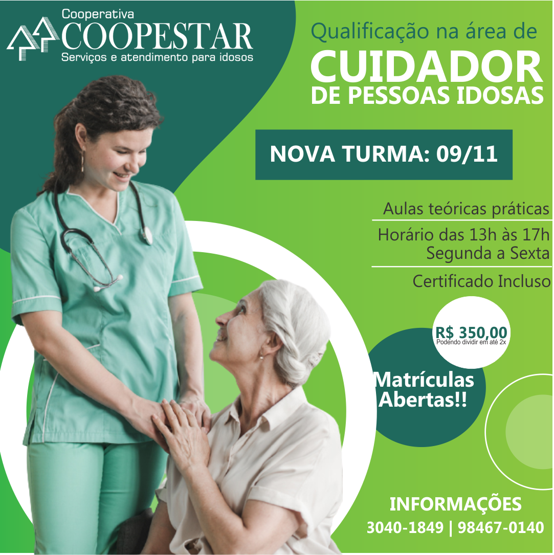 Nova Turma Curso Cuidador De Idosos Coopestar